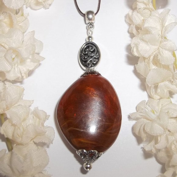 wvluckygirl Jewelry - Brown Statement Necklace Set Boho Jewelry Set 6618